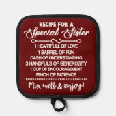 Manique Recette Inspirante Pour Une Soeur Spéciale (Recto)