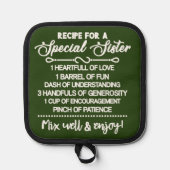 Manique Recette Inspirante Pour Une Soeur Spéciale (Recto)