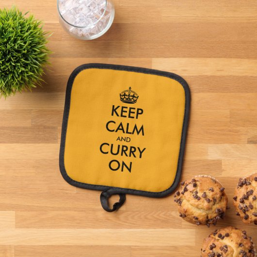 Manique Restez calme et continuez avec un porte-pot jaune (De haut en bas)