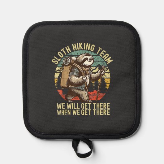 Manique Retro Sloth Hiking Team We'll get There When we ge (Recto)