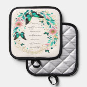 Manique Romains 8:28 Fleurs et papillons (Recto/Verso)