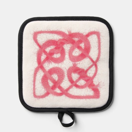 Manique ROSE CELTIC KNOT Pot Titulaire (Recto)