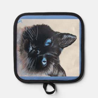 Manique Rosey - Siamese Cat Oven Mitts & Pot Holders