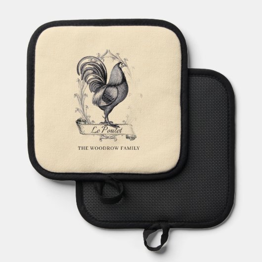 Manique Rustic Vintage Hen Family Name Farm (Recto/Verso)