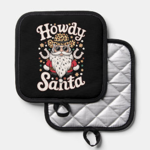 Manique Salut Santa Cowboy Occidental Cadeau de Noël Rodeo
