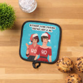 Manique Sans vos amis... porte-pot (De haut en bas)