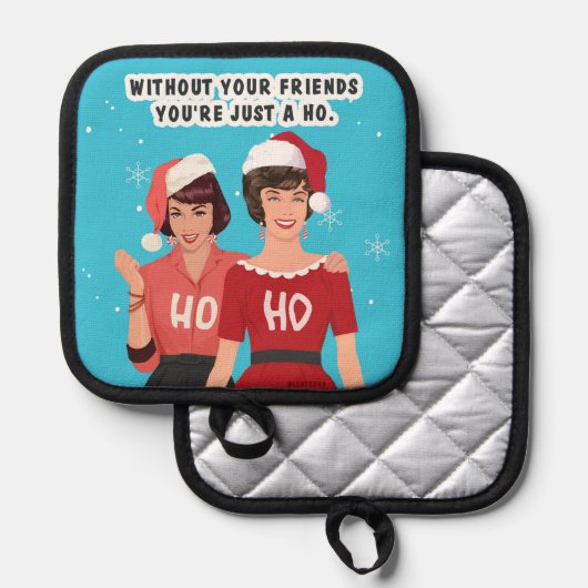 Manique Sans vos amis... porte-pot (Recto/Verso)