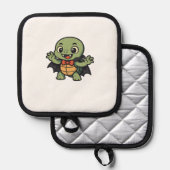 Manique Scary turtle vampire Halloween Oversized T-Shirt (Recto/Verso)