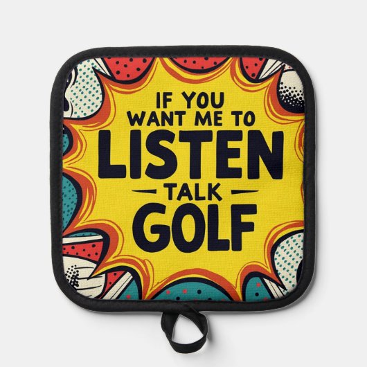 Manique Si Vous Voulez Que J'Écoute Talk Golf Don (Recto)