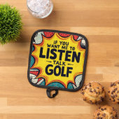 Manique Si Vous Voulez Que J'Écoute Talk Golf Don (De haut en bas)