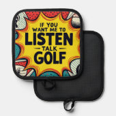 Manique Si Vous Voulez Que J'Écoute Talk Golf Don (Recto/Verso)