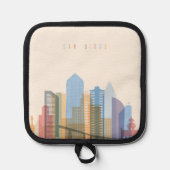 Manique Skyline de la ville de San Diego (Recto)