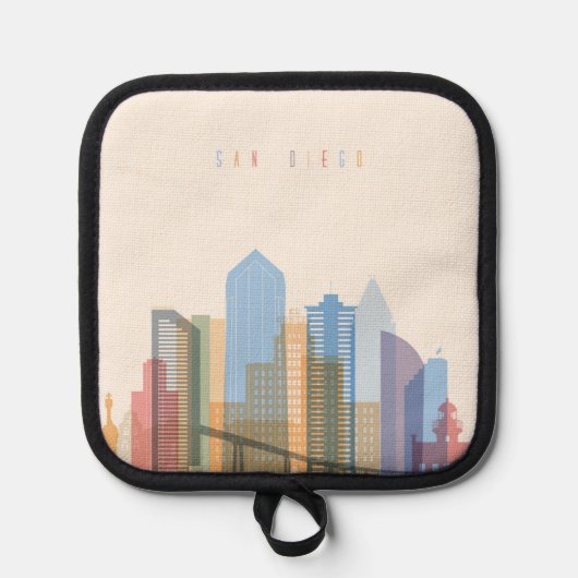 Manique Skyline de la ville de San Diego (Recto)