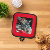 Manique Sleeping on sunny morning Oven Mitts & Pot Holders (De haut en bas)