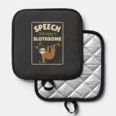 Manique Sloth Speech Therapist Speech Therapy Pathology T- (Recto/Verso)