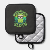 Manique Sloth St Patricks Day Sloth Shenanigans Cute Anima (Recto/Verso)