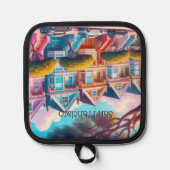 Manique Souvenir de San Francisco Victorian Dames peintes (Recto)