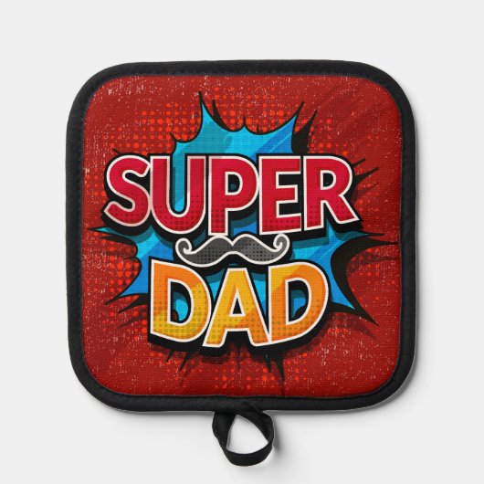 Manique Super Papa Mustache Grunge moderne (Recto)