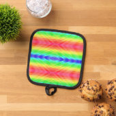 Manique symmetrical rainbow pattern and a black border (De haut en bas)