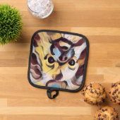 Manique Tibetan Spaniel Pot Holder (De haut en bas)