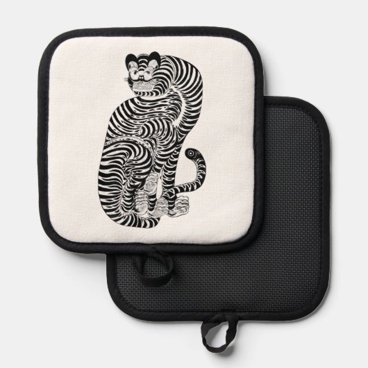 Manique Tigre talismanique vintage Petit (Recto/Verso)