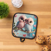 Manique Titulaire de lin Inséparable (De haut en bas)