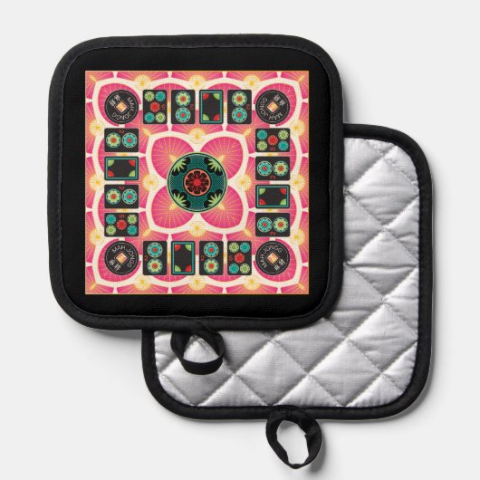 Manique Titulaire Du Pot Mah Jongg Fan 2025 (Recto/Verso)