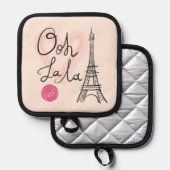 Manique Tour Eiffel Dessinée À La Main (Recto/Verso)