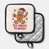 Manique Trop Joyeux Pour S'Inquiéter Drôle Pain D'Enfer No (Recto/Verso)