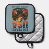 Manique USA 250 Years - Patriotic Bald Eagle 4 juillet 202 (Recto/Verso)