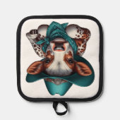 Manique Veau adorable en Cowboy Casquette et Bandana (Recto)