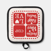 Manique Vibes positives continuer à sourire ajouter initia (Recto)