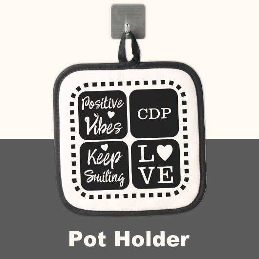 Manique Vibes positives continuer à sourire ajouter initia