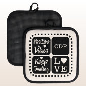 Manique Vibes positives continuer à sourire ajouter initia