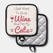 Manique Vins et chats (Recto/Verso)