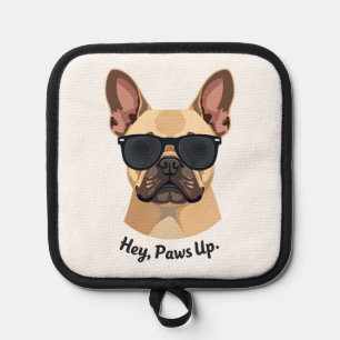 Manique Vintage Hey, Paws Up Lunettes de soleil Bouledogue