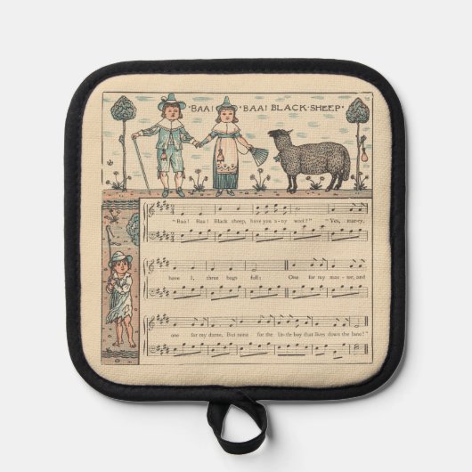Manique Walter Crane Baa Baa Mouton Noir Comptine (Recto)