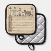 Manique Walter Crane Baa Baa Mouton Noir Comptine (Recto/Verso)