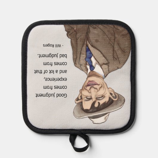 Manique Will Rogers cite Pot Holders (Recto)