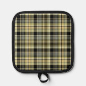 Manique Yellow-brown tartan plaid.  (Recto)