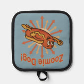 Manique Zoomie Chien volant Hot Dog Cartoon - Fun Retro (Recto)