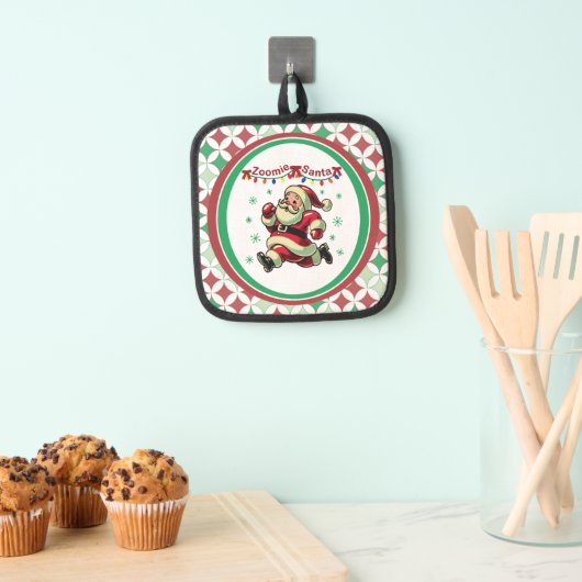 Manique Zoomie Santa Christmas (In situ (suspendu))
