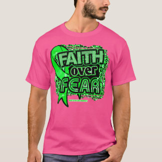 Manische depressie bewustzijn lintgeloof over angs t-shirt