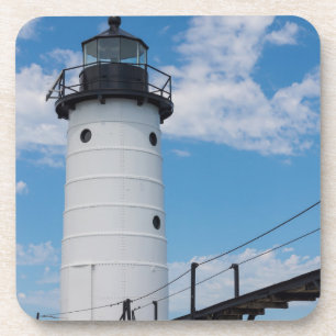 Manistee Lighthouse Bier Onderzetter