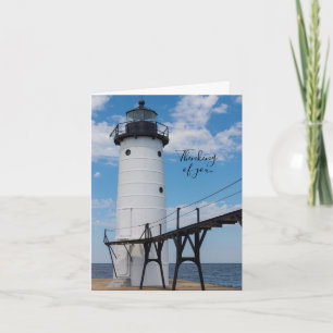 Manistee Lighthouse denking van uw Kaart