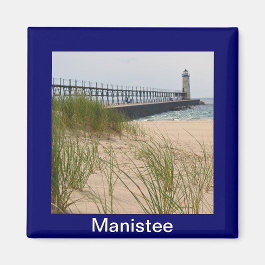 Manistee Lighthouse Magneet (Voorkant)