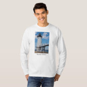 Manistee Lighthouse T-shirt (Voorkant volledig)