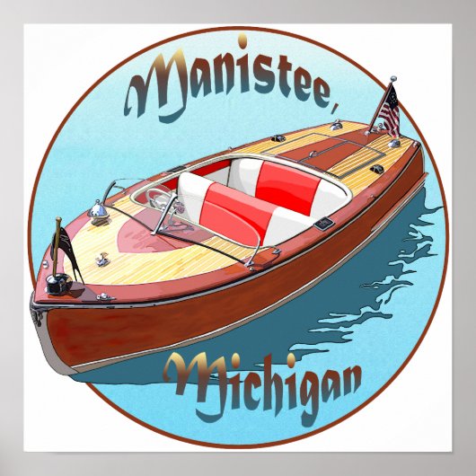 Manistee, Michigan Poster (Voorkant)