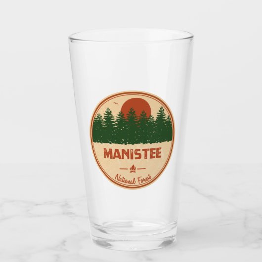 Manistee National Forest Glas (Voorkant)