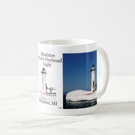 Manistee North Pierhead Light mug (Devant droit)